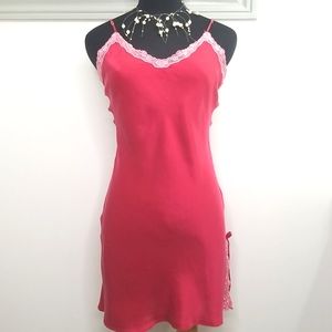 Red Silk La Senza Nightie